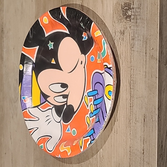 Disney Mickey Mouse Hallmark Birthday Party Plates ~ 8 3/4In. 8pk - Picture 2 of 4